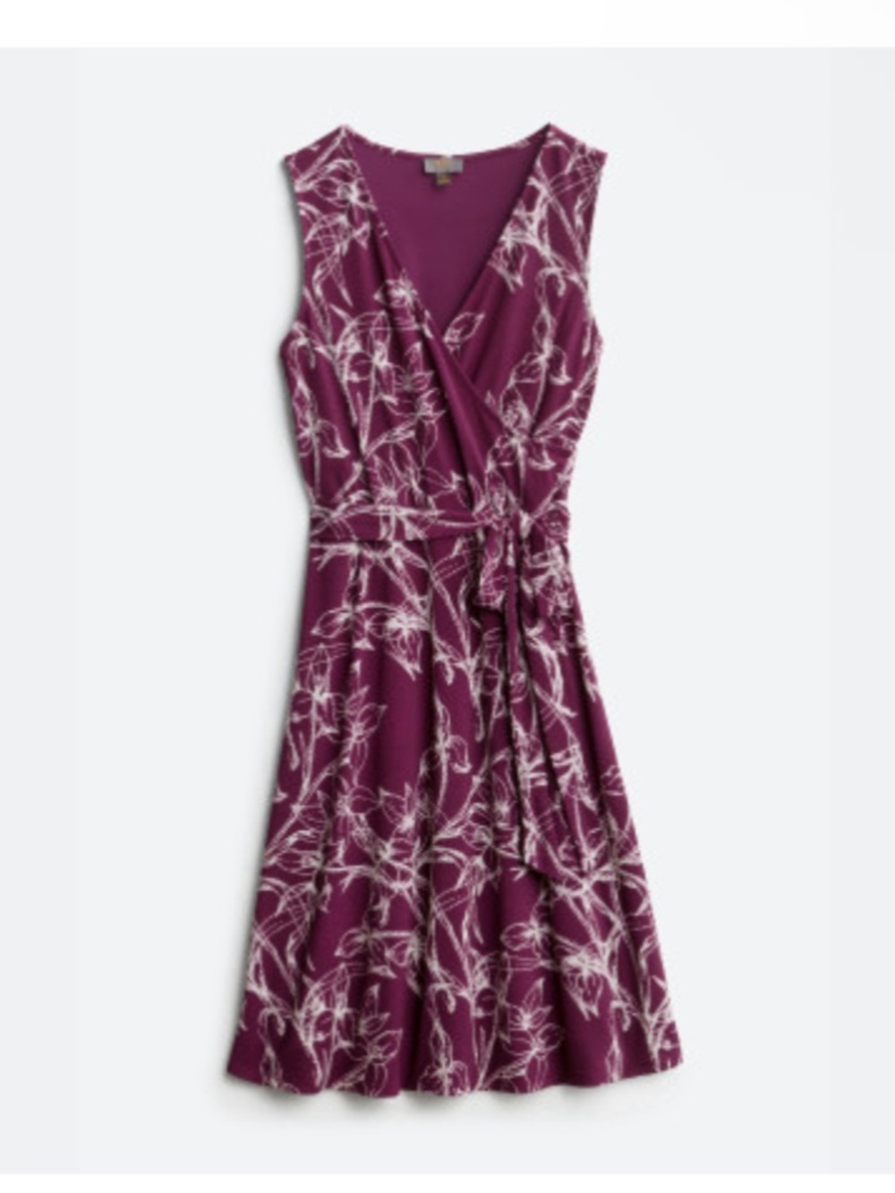 41 Hawthorn Floral Wrap Midi Dress